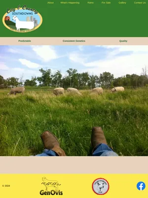 Preview of the City & Country Southdowns website